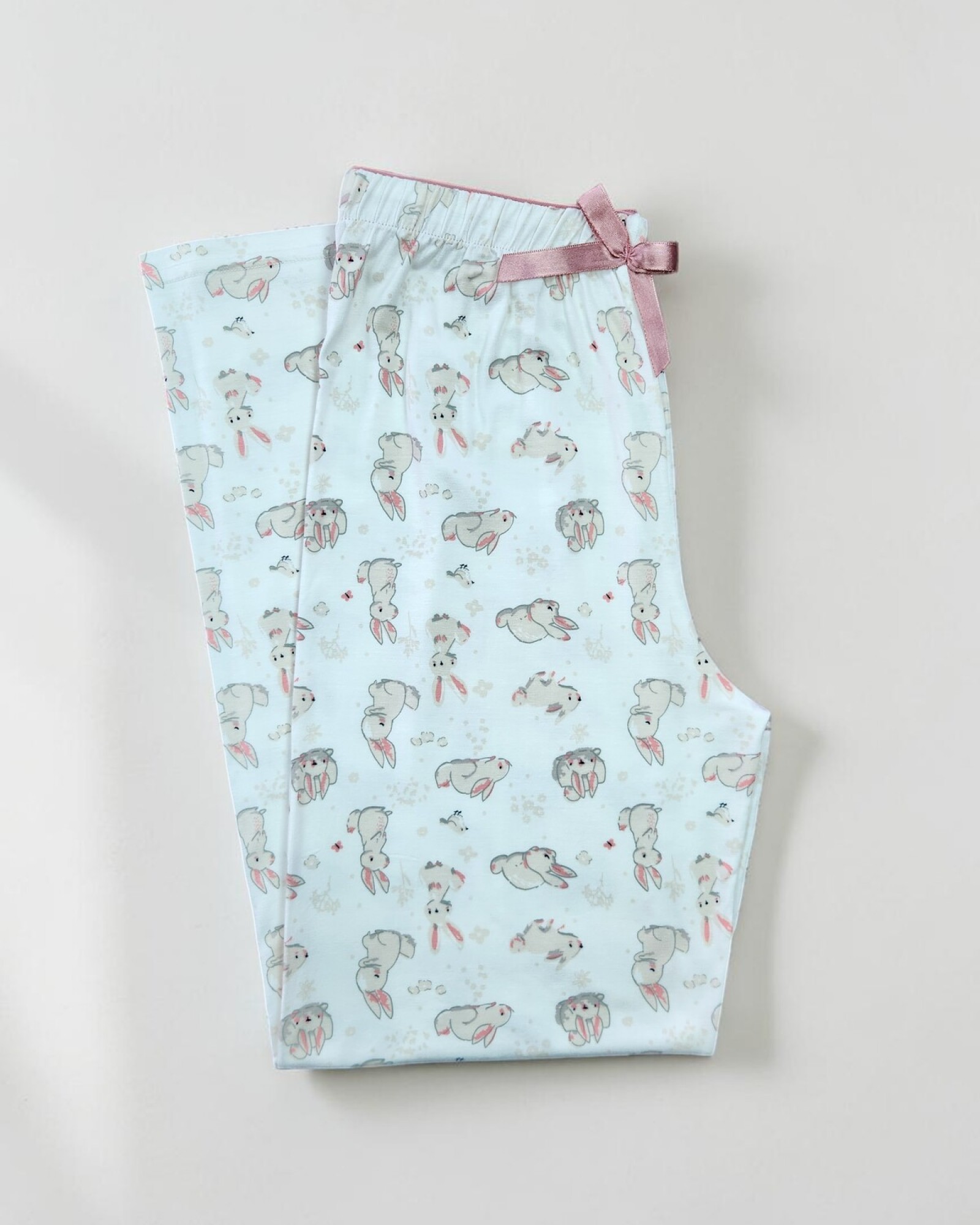Kadın %100 Doğal Pamuk Desenli Kaliteli Düz Paça Pijama Altı