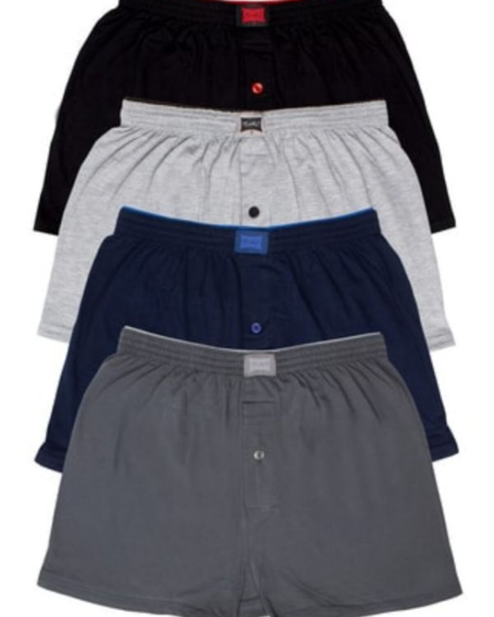 TUTKU 6'lı Erkek Karışık Renk Penye Havlu Bel Boxer