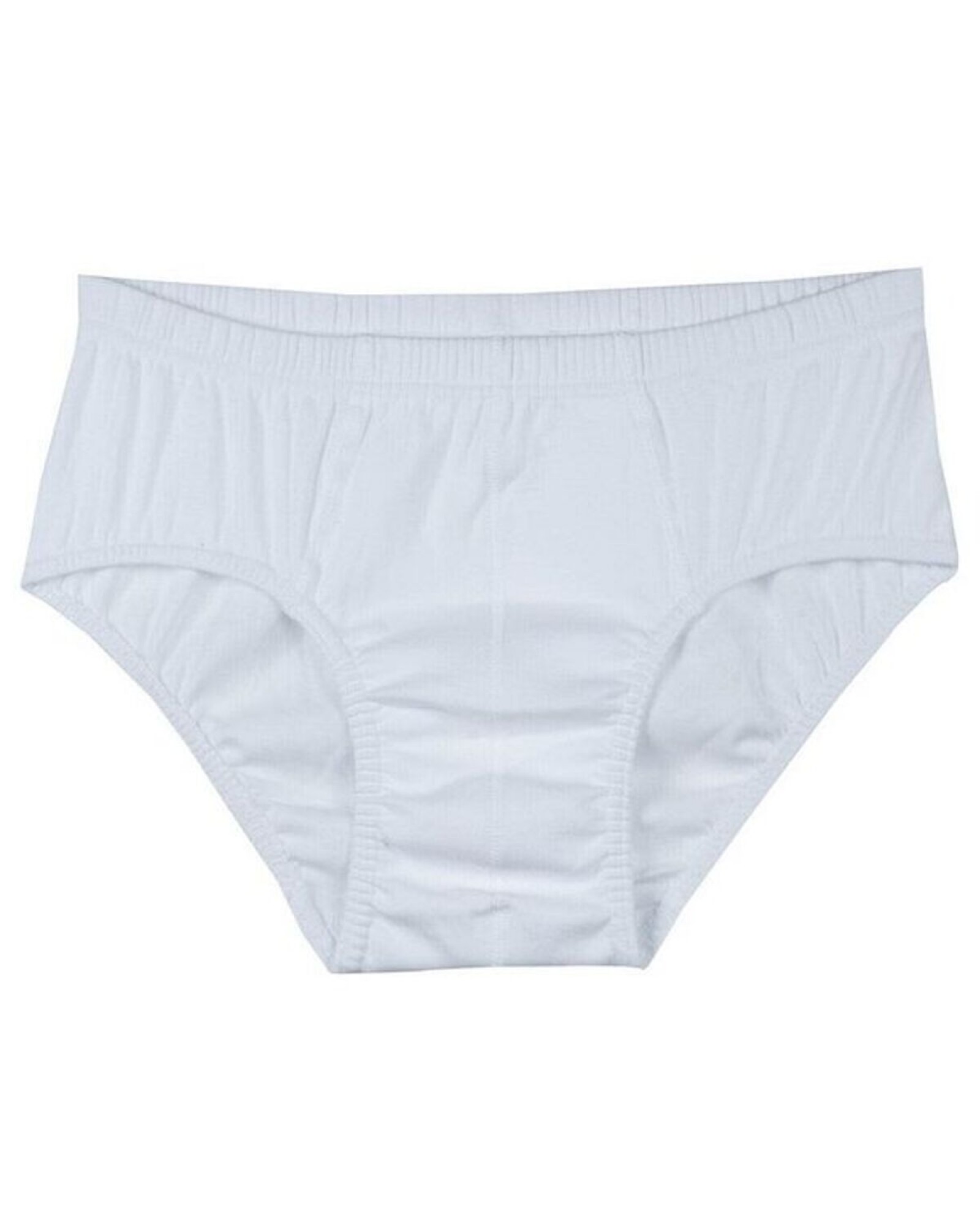 Erkek Beyaz  Paket Pamuklu Penye Külot 6 lı