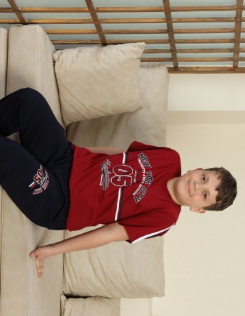 Erkek Çocuk %100 Doğal Pamuk Kısa Kollu Kaprili Pijama Takımı