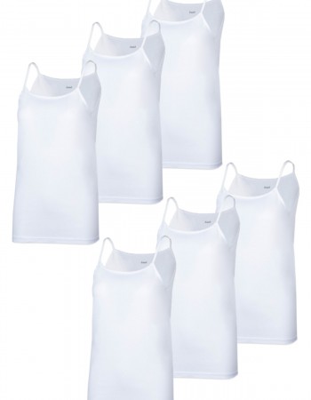 6'lı Kadın Pamuklu Ip Askılı Atlet