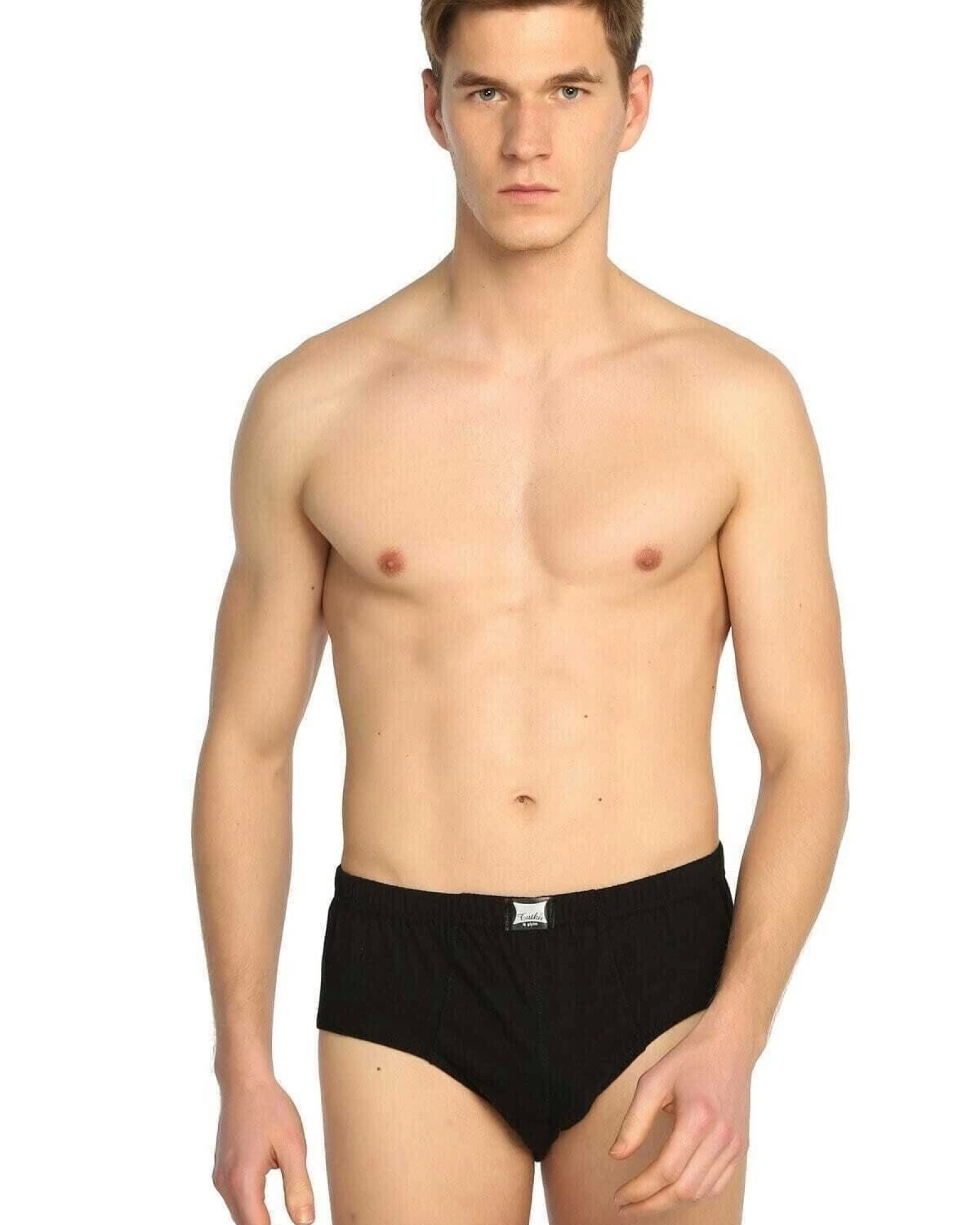 Erkek Beyaz  Paket Pamuklu Penye Külot 6 lı