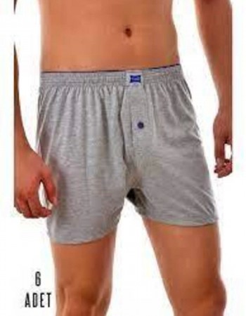 TUTKU 6'lı Erkek Karışık Renk Penye Havlu Bel Boxer