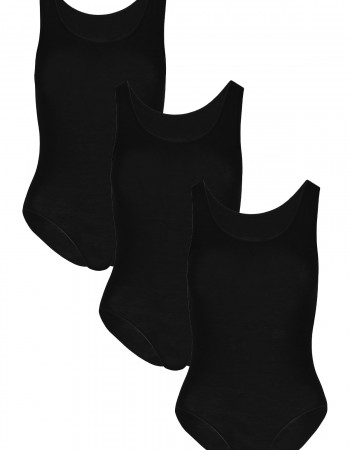 3'lü Kadın İp Askılı Kancalı Çıtçıtlı Body