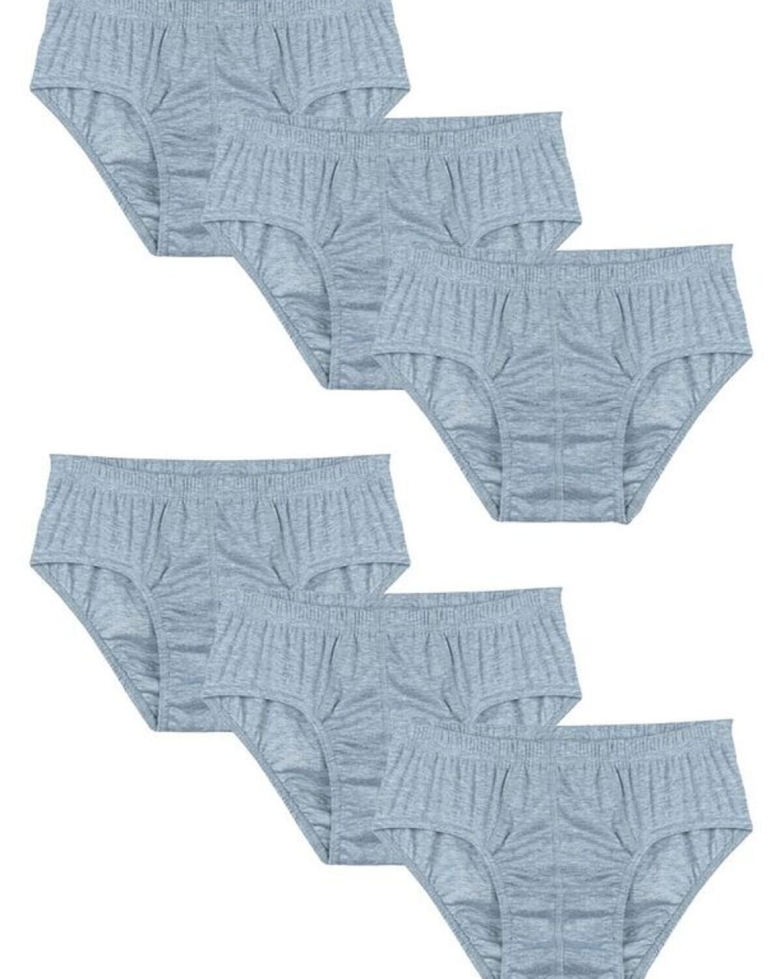 Erkek Beyaz  Paket Pamuklu Penye Külot 6 lı