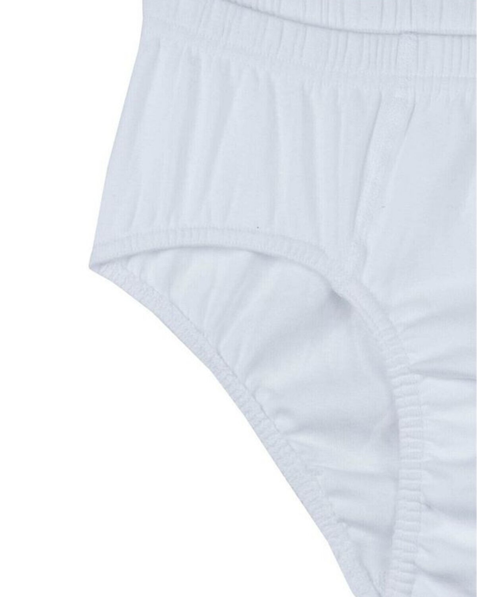 Erkek Beyaz  Paket Pamuklu Penye Külot 6 lı