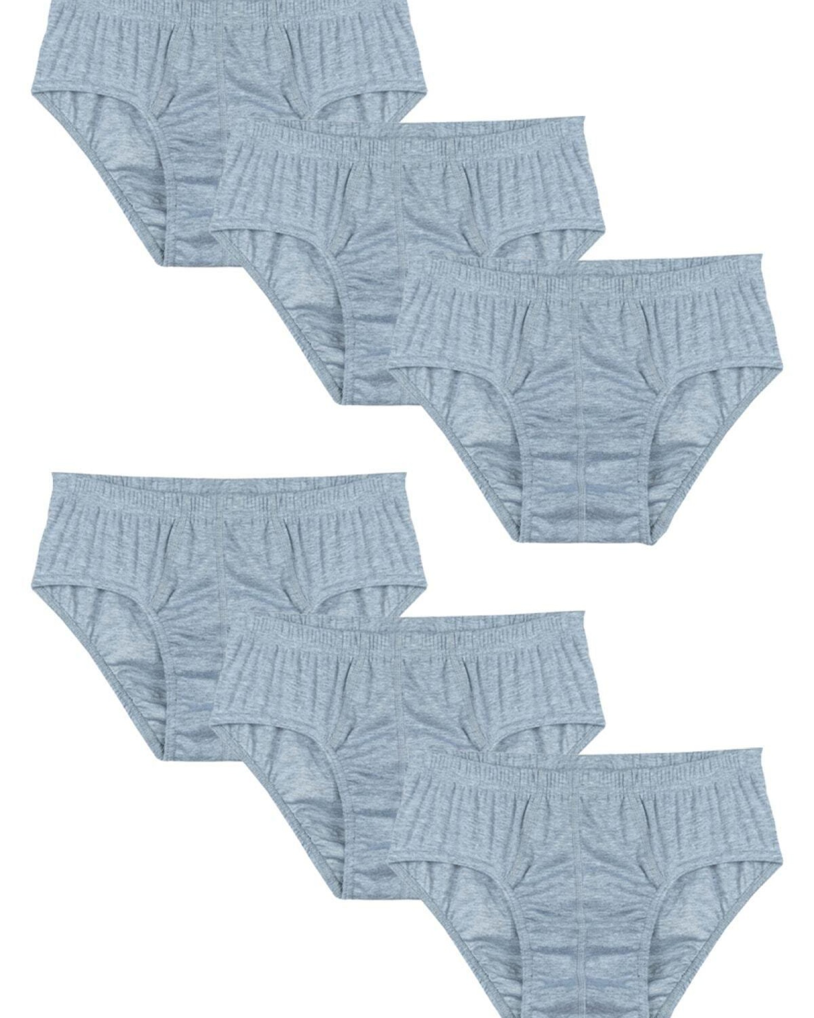 Erkek Beyaz  Paket Pamuklu Penye Külot 6 lı