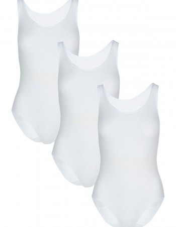 3'lü Kadın İp Askılı Kancalı Çıtçıtlı Body