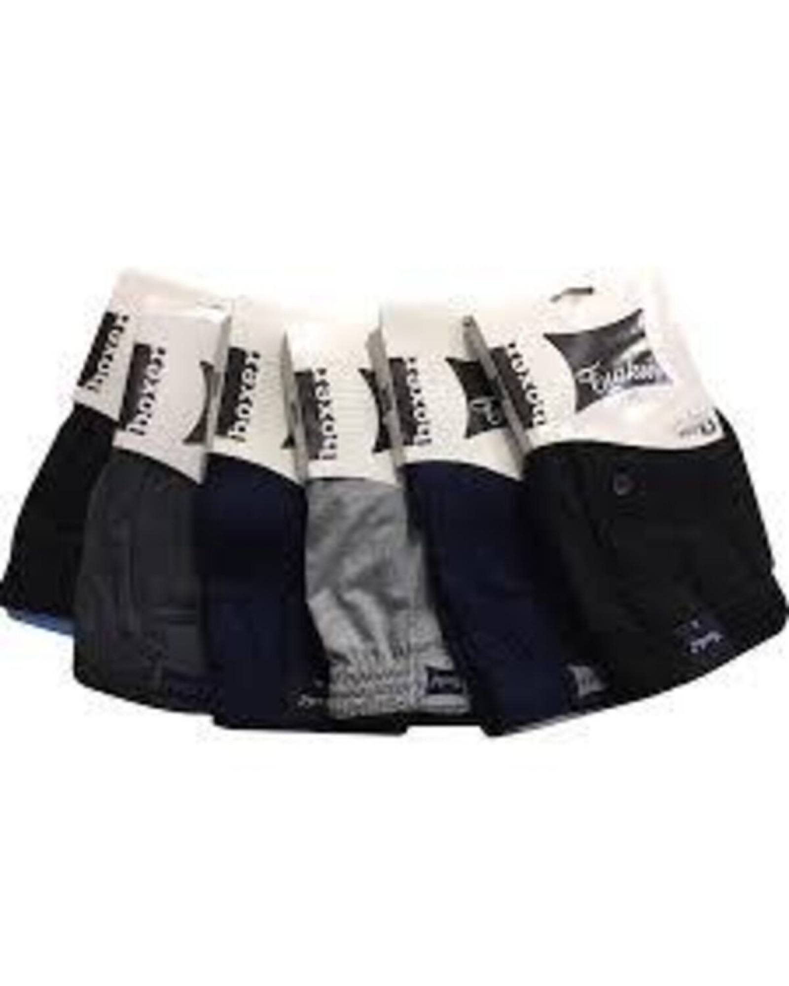 TUTKU 6'lı Erkek Karışık Renk Penye Havlu Bel Boxer