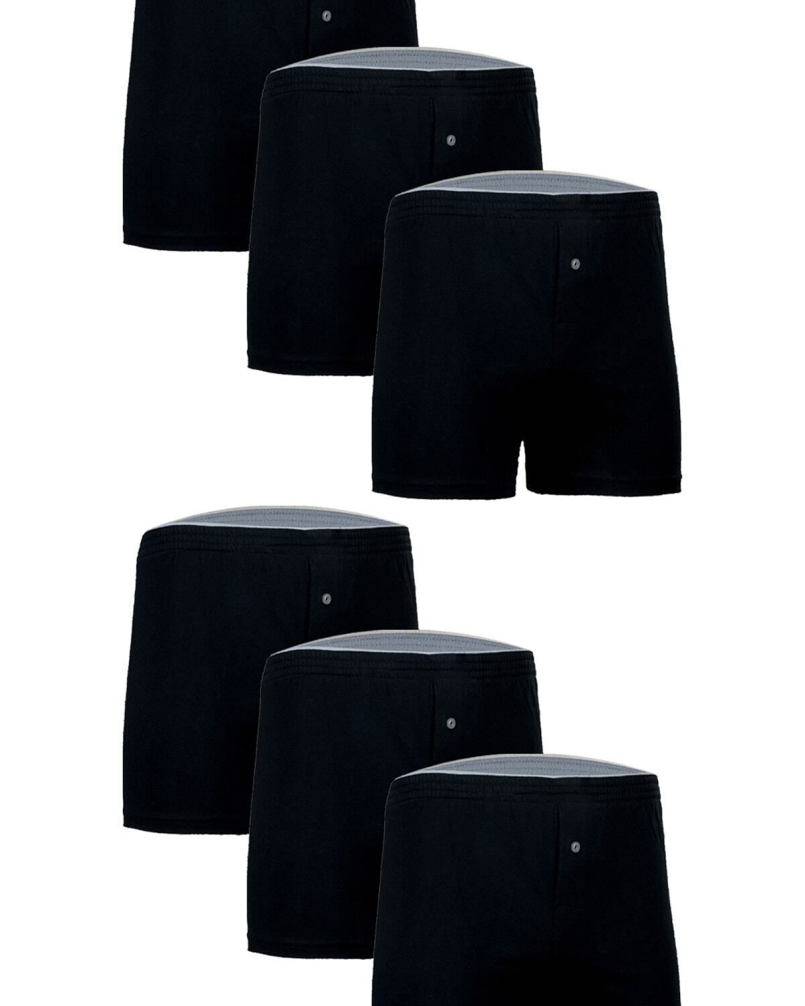 TUTKU 6'lı Erkek Karışık Renk Penye Havlu Bel Boxer