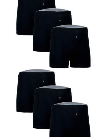 TUTKU 6'lı Erkek Karışık Renk Penye Havlu Bel Boxer