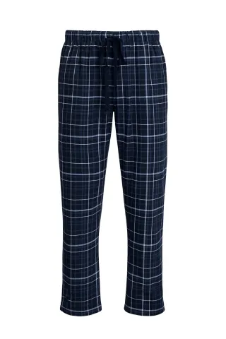 Erkek Antrasit %100 Pamuk Yüksek Kalite Rahat Pijama Altı — ANTRASIT-LACIVERT