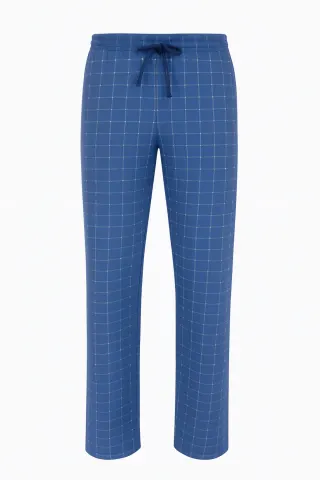 Erkek Antrasit %100 Pamuk Yüksek Kalite Rahat Pijama Altı — TURUNCU