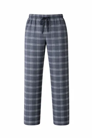 Erkek Antrasit %100 Pamuk Yüksek Kalite Rahat Pijama Altı — METALIK