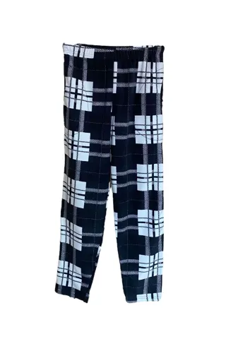 Erkek Siyah Polar Cepli Kışlık Kalın Yüksek Kaliteli Pijama Altı — COKRENKLI